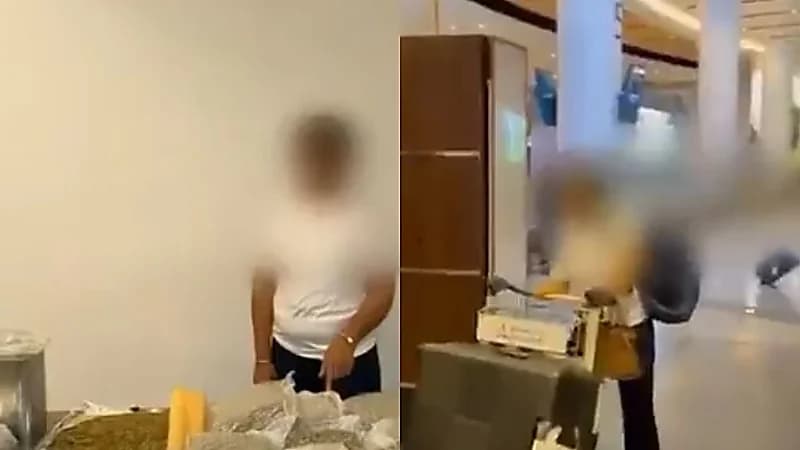 مسقط تضبط مسافرة هندية بحوزتها 8 كيلوغرامات من الماريجوانا.. فيديو