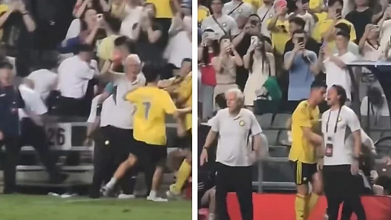 مشهد طريف لجيسوس يمنع مشجعًا من التصوير مع رونالدو .. فيديو