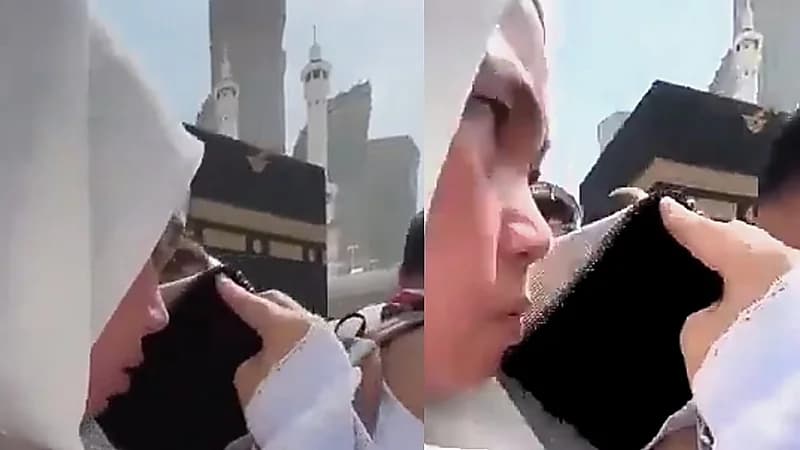 مشهد إنساني مؤثر لحاجة من شرق آسيا ورضيعها يلامس قلوب الملايين .. فيديو