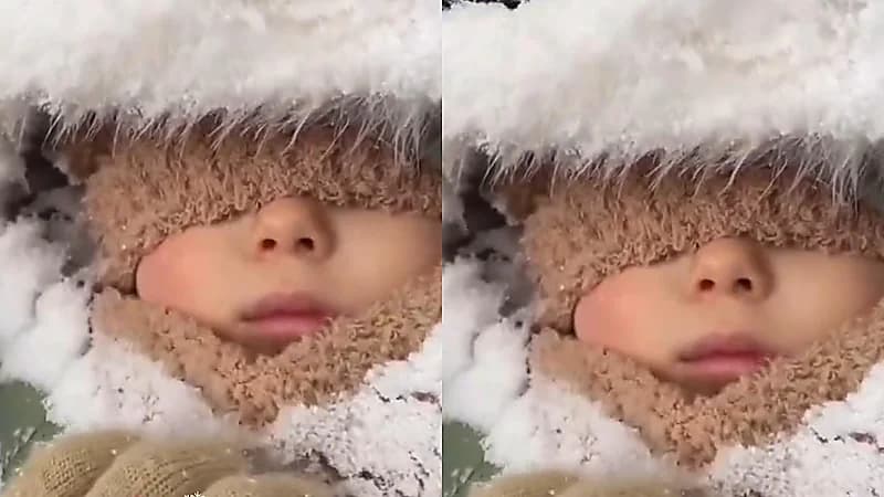 ترك الأطفال ينامون في الثلوج بمفردهم في الدنمارك .. فيديو