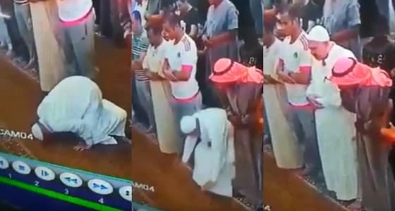 بالفيديو.. وفاة مصلي ساجدا أثناء صلاة المغرب