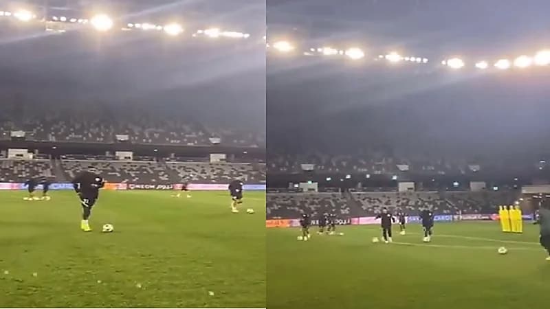 بالفيديو.. الأخضر يختتم تدريباته تحت زخات المطر