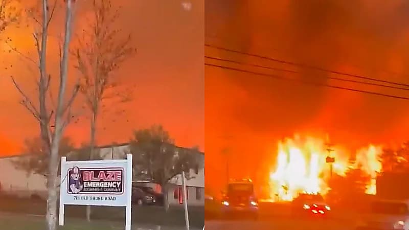 الحرائق تلتهم أكثر من 23 ألف فدان في أحياء نيوجيرسي الأمريكية .. فيديو