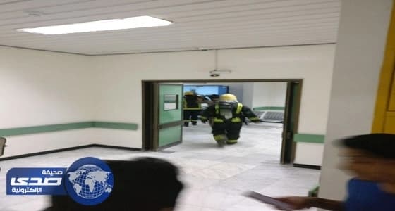مدني حائل يخمد حريقا بمستشفي الملك خالد