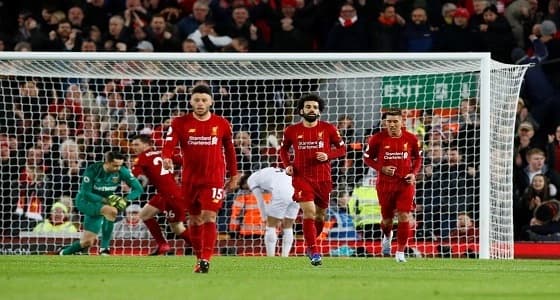فوز مثير لليفربول على ويست هام في الدوري الإنجليزي