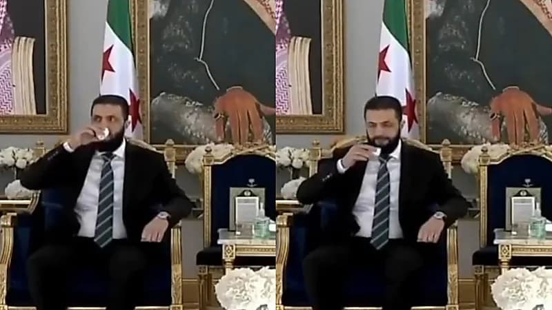 استقبال أحمد الشرع بـ القهوة السعودية في الرياض.. فيديو