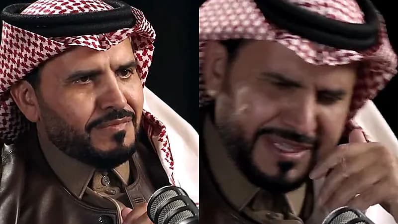 الحارثي ينهار بالبكاء عند سؤاله عن حالة فهد المولد الصحية: أوقف التصوير.. فيديو