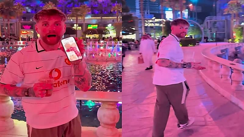 صانع محتوى بريطاني يترك جواله في مكان عام بالمملكة ليعود ويجده كما هو.. فيديو