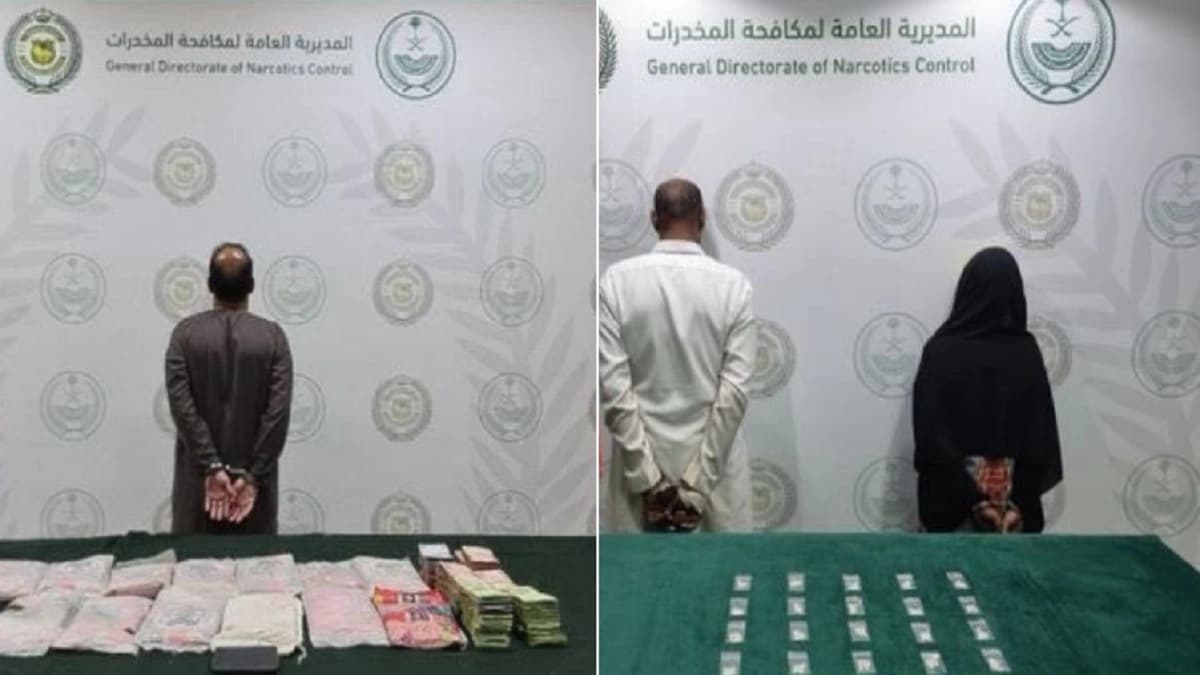 القبض على مواطنين ومخالف لترويجهم الحشيش والإمفيتامين