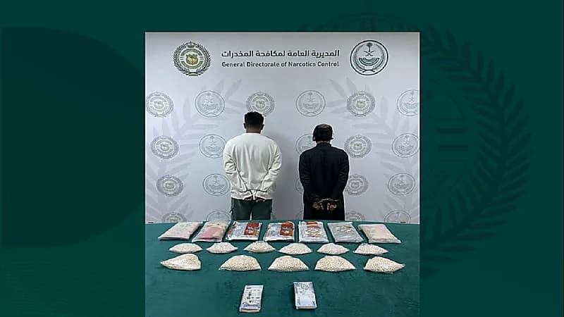 ضبط 16 ألف قرص من مادة الإمفيتامين المخدرة في حائل