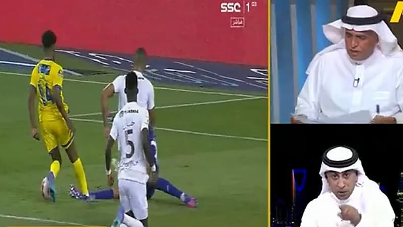 شاهد.. حديث ساخن بين العنزي وفودة عن اللقطة الجدلية التي شهدتها مباراة النصر والشباب