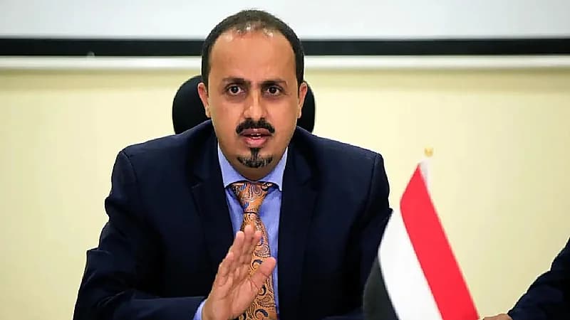 الإرياني يحتج على فيلم وثائقي زيف وقائع الحرب في اليمن