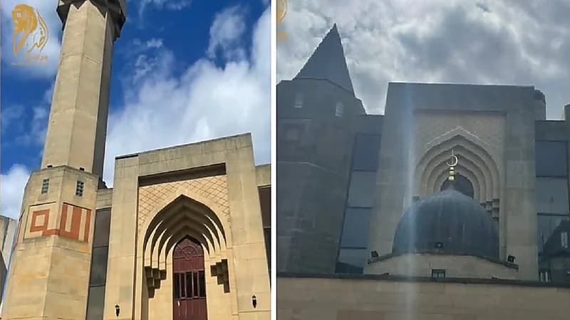 بالفيديو.. لقطات من مسجد الملك فهد في أسكتلندا