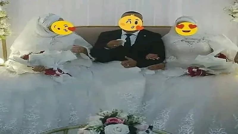شاب يقيم حفل زفافه على فتاتين في ليلة واحدة!