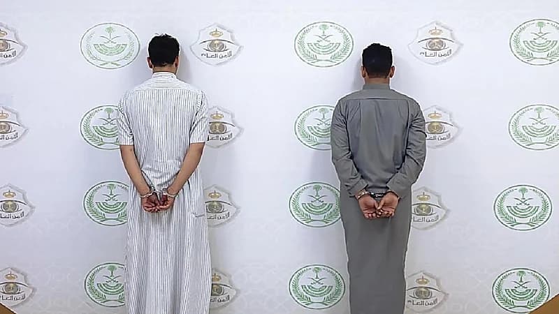 فيديو.. ضبط مواطنين ادعى أحدهما تعرضه لاعتداء على أحد الطرق بالجوف