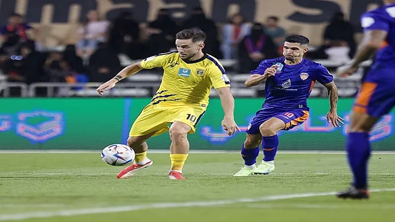 التعادل يحسم مواجهة الفيحاء والتعاون