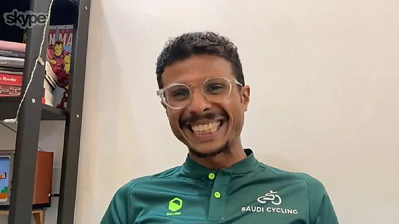 شاهد .. الفائز بذهبية في سباق الدراجات يتحدث عن المليون ريال
