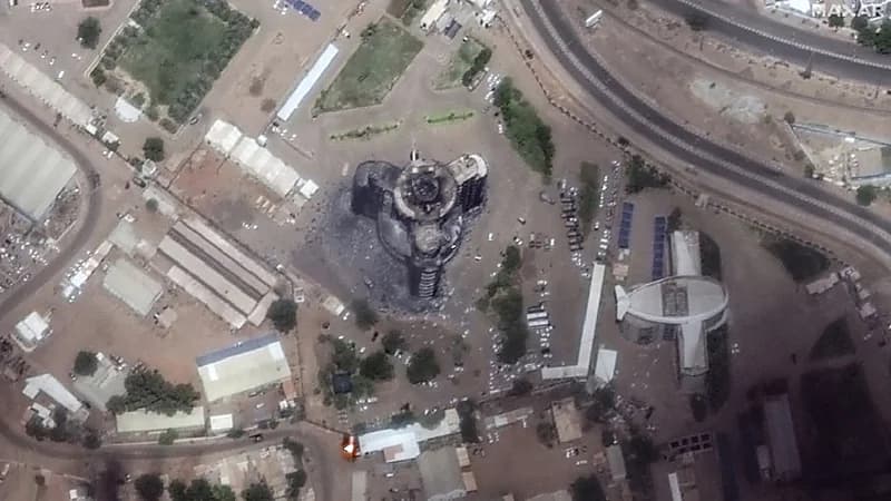 شاهد.. حجم الدمار الناجم عن أحداث الخرطوم بين الجيش السوداني وقوات "حميدتي"