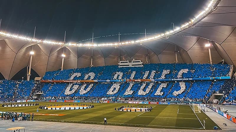 بالفيديو .. تيفو جماهير الهلال قبل بداية نهائي دوري أبطال آسيا