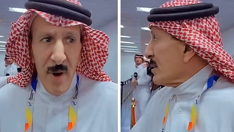 الفريان ينفعل على أحد لاعبي الهلال (فيديو)