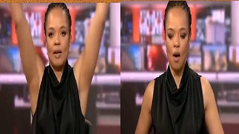 بالفيديو .. مذيعة "BBC" تتفاجأ بعودة البث إليها في وضع محرج