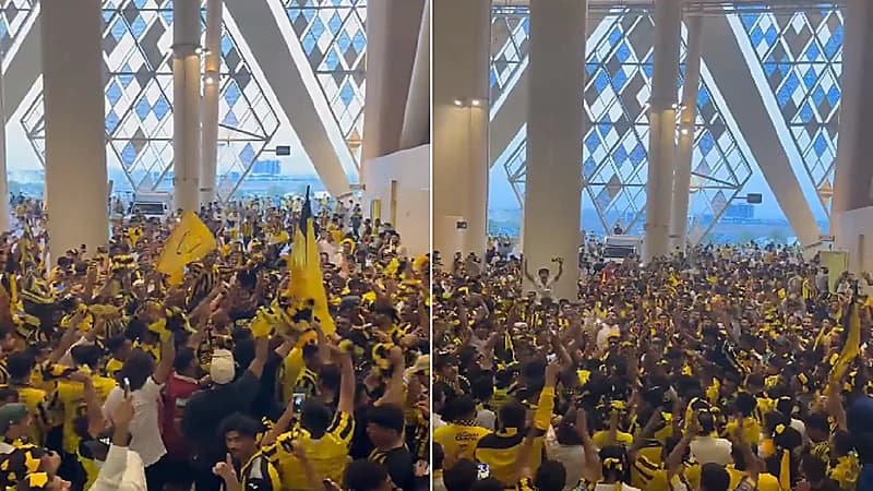 جماهير الاتحاد تردد: غصباً عنك جبنا الدوري.. فيديو