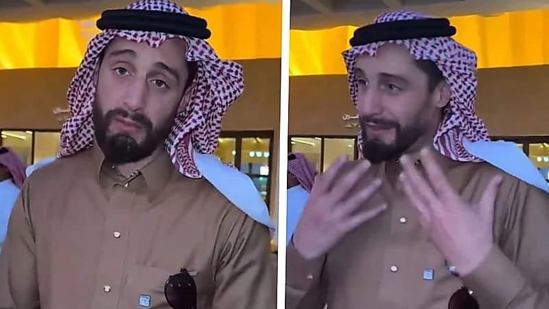 مقيم بلجيكي عن الثوب والشماغ : أحب ارتدائهما في كل مكان ..فيديو