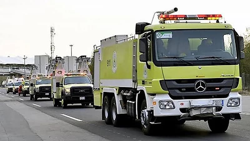 مدني جدة يباشر حادث اشتعال لحظي في محطة وقود .. فيديو