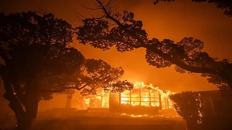 القبض على مشتبه به في إشعال حريق "كينيت" بلوس أنجلوس