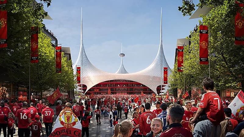 مانشستر يونايتد يعلن خططه لبناء ملعب بسعة مئة ألف متفرج