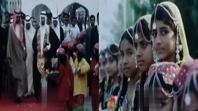 فيديو نادر للملك خالد بن عبدالعزيز رحمه الله أثناء زيارته لباكستان