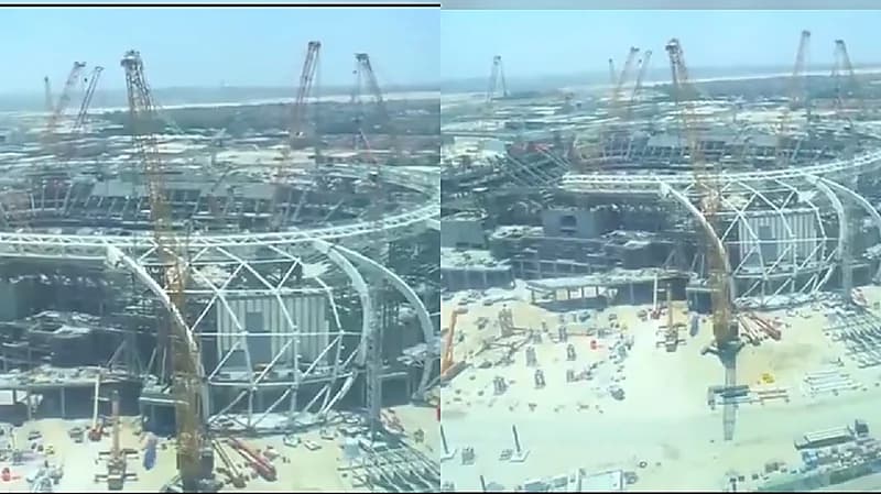 استاد أرامكو بالخبر يقترب من الانتهاء استعدادًا للمونديال .. فيديو