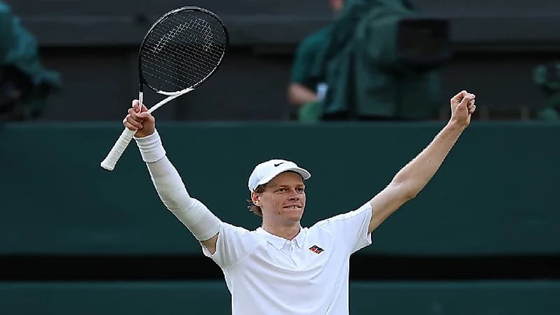 يانيك سينر يتفوق على ألكاراز ويخطف لقب ويمبلدون