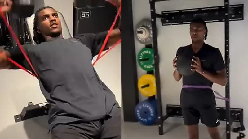 دارسي يؤدي تدريباته الخاصة قبل الانضمام للهلال .. فيديو