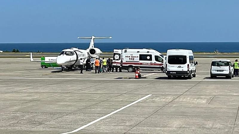 إخلاء طبي لمواطن من طرابزون لعلاجه في المملكة