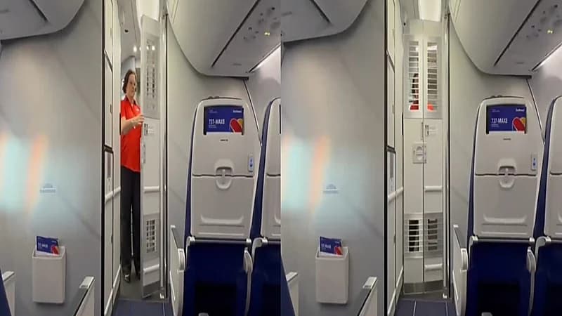 حاجز إضافي داخل الطائرات لأول مرة لمنع الاقتحام.. فيديو