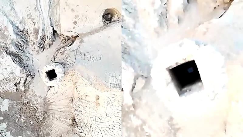 شاب يوثق مشهد مصور لـ سد وادي فاطمة بعد السيول التي مرت .. فيديو