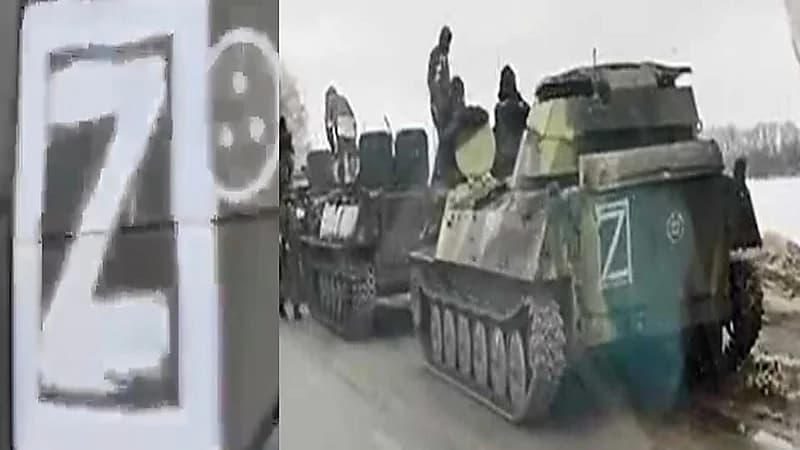 سر استخدام روسيا حرفي "Z" على معداتها