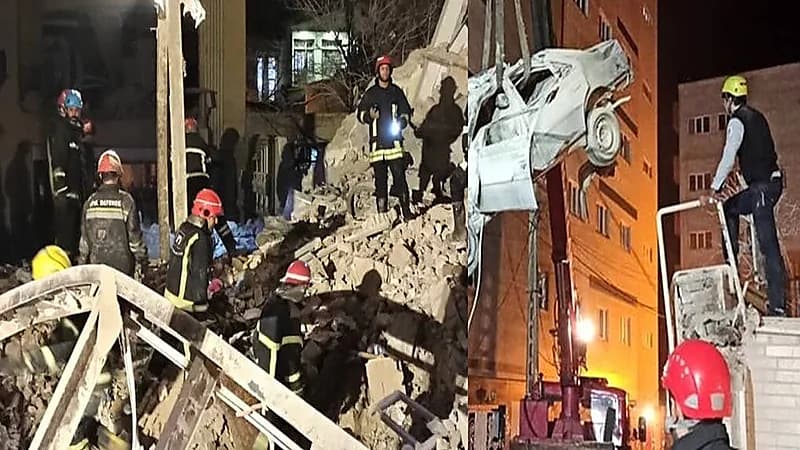 انفجار مبنى بإيران يخلف خسائر فادحة