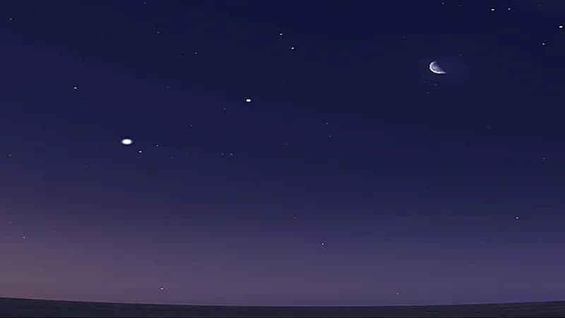 حدث فلكي سيُزين سماء المملكة بمنظر بديع غدًا