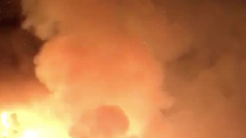 حريق هائل في مبنى تابع للشرطة بأتلانتا