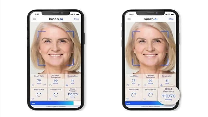قياس ضغط الدم بواسطة كاميرا الجوال
