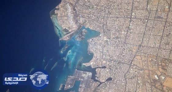 رائد فضاء يوثق معالم جدة ومطارها الدولي بصورتين