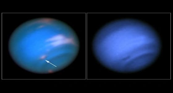 فليكة جدة: " ناسا " التقطت صورة لعاصفة مظلمة على " نبتون "