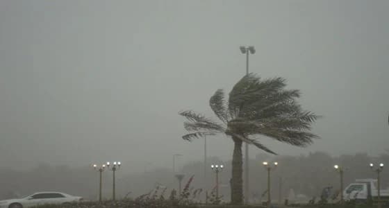 سحب رعدية مصحوبة برياح نشطة على الرياض