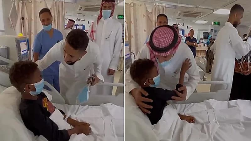 بالفيديو .. "سلمان الفرج" و"المعيوف" يقومان بزيارة لمرضى الفشل الكلوي