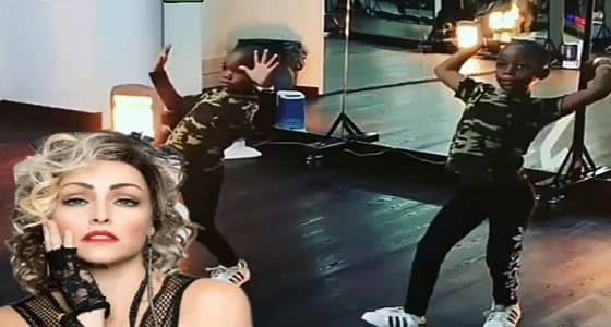 النجمة العالمية مادونا تنشر فيديو عفوي لابنتيها بالتبني تتدربان على الرقص