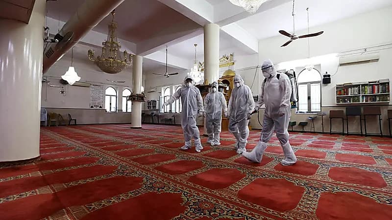 "الشؤون الإسلامية": إغلاق 5 مساجد في 4 مناطق اليوم