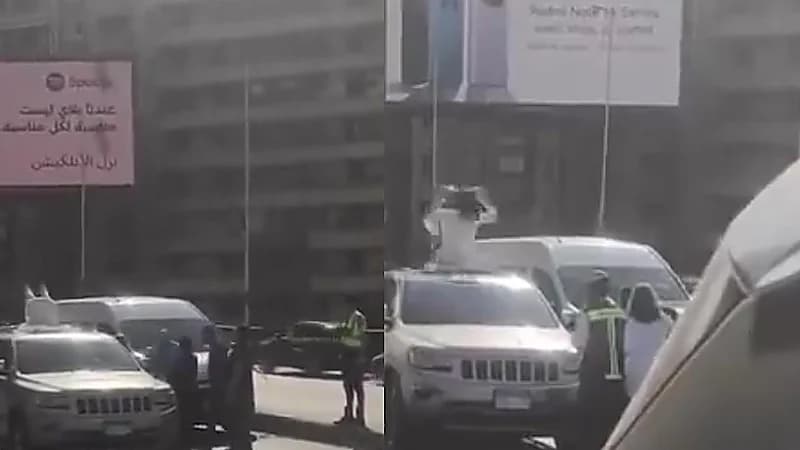 ‎فتاة توقف حركة كوبري بحركات مثيرة للجدل.. فيديو