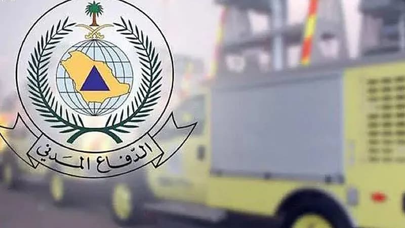 "مدني الليث" يخمد حريقًا اندلع في أعشاب وحشائش بمنطقة جبلية